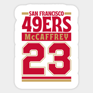 San Francisco 49ERS McCaffrey 23 Edition 3 Sticker